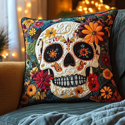 Skull Quilted Pillow Case GFTOTL1203