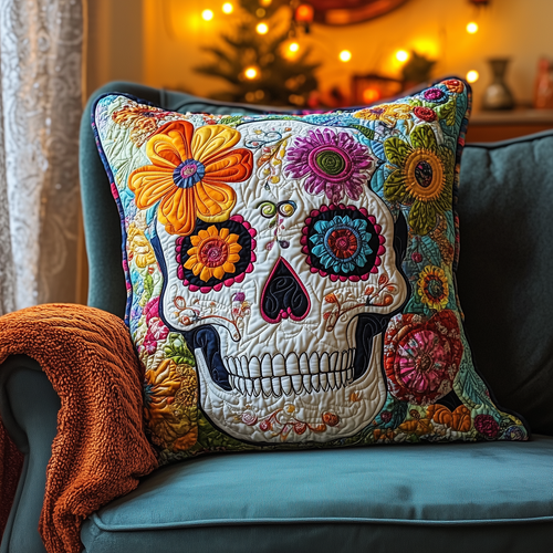 Skull Quilted Pillow Case GFTOTL1204