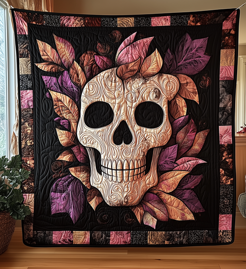 Gothic Skull Quilted Blanket GFTOTL1212