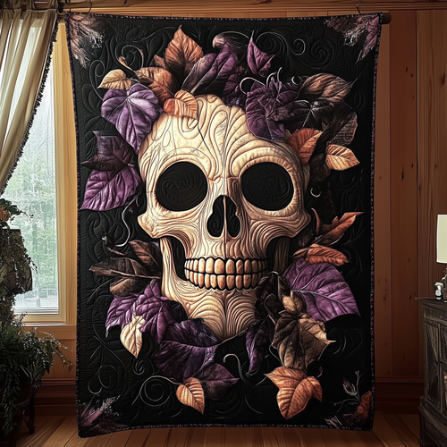 Gothic Skull Quilted Blanket GFTOTL1214