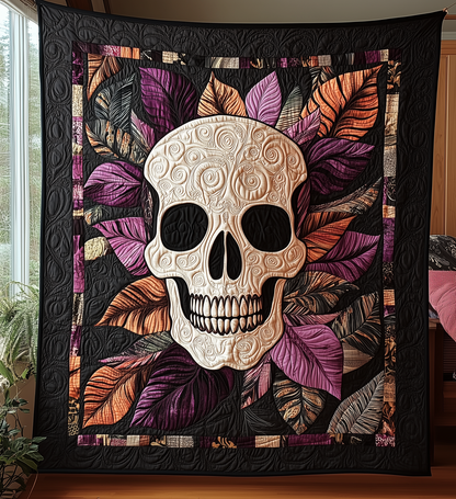 Gothic Skull Quilted Blanket GFTOTL1215