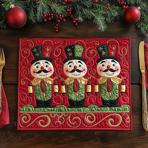 Festive Nutcracker Quilted Place Mat GFTOTL1314