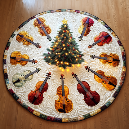 Festive Cello Quilted Tree Skirt GFTOTL1349