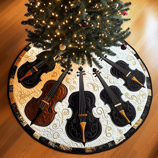 Festive Cello Quilted Tree Skirt GFTOTL1353