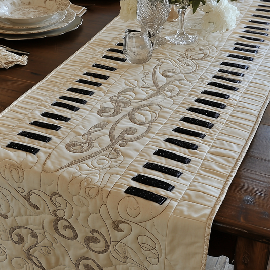 Keyboard Quilted Table Runner GFTOTL1764