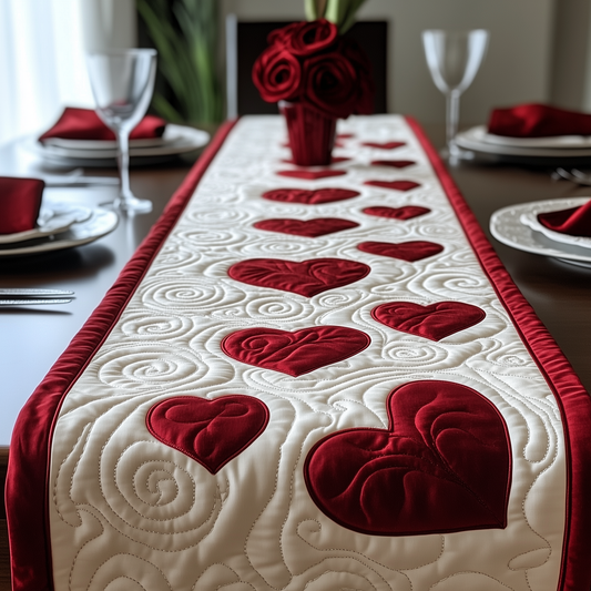 Red Romance Quilted Table Runner GFTOTL1769