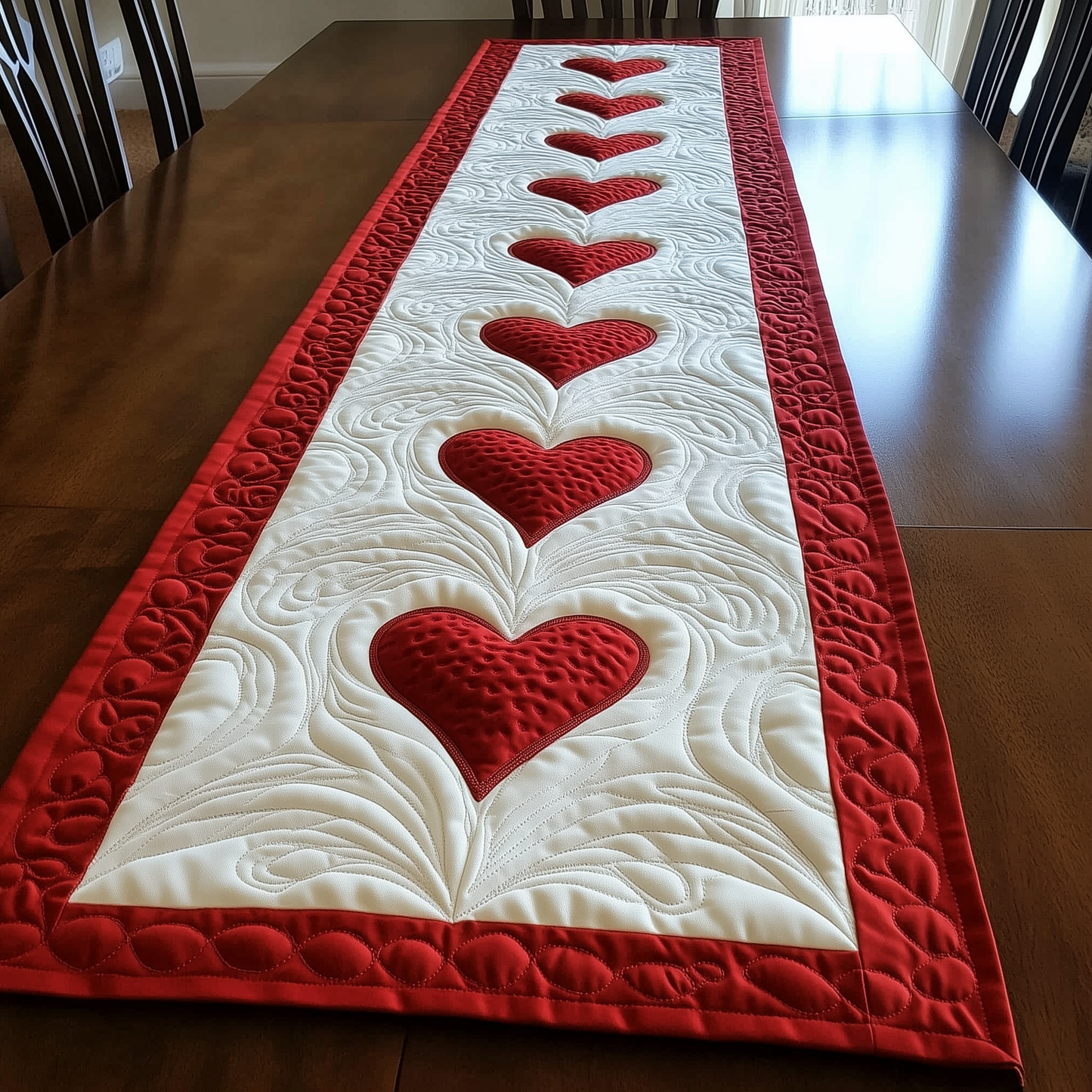 Red Romance Quilted Table Runner GFTOTL1771