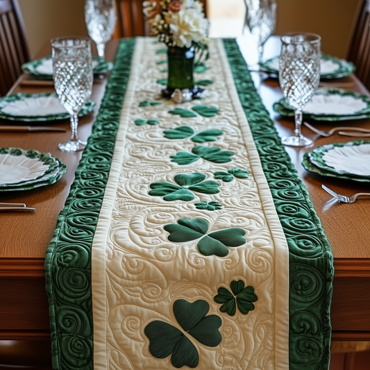 Shamrock Quilted Table Runner GFTOTL1775