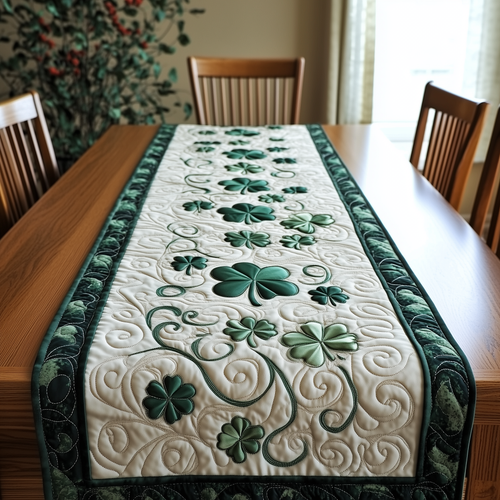 Shamrock Quilted Table Runner GFTOTL1776