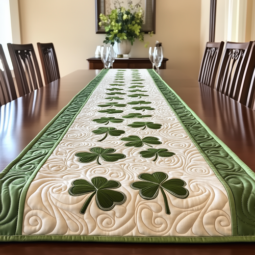 Shamrock Quilted Table Runner GFTOTL1782