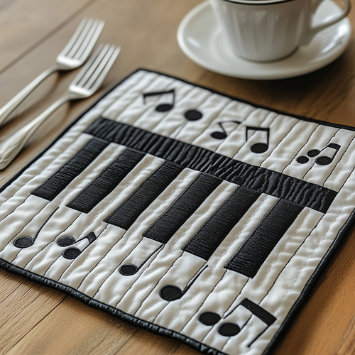 Keyboard Quilted Placemat GFTOTL2094