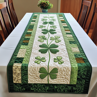 Irish Shamrock Quilted Tabler Runner GFTOTL2178