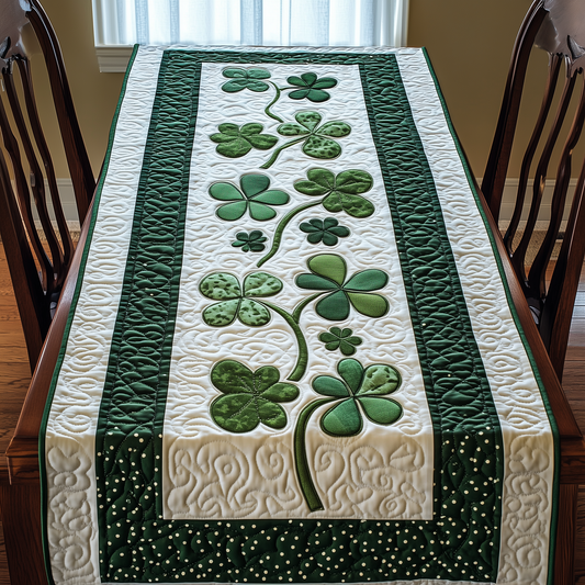 Irish Shamrock Quilted Tabler Runner GFTOTL2179