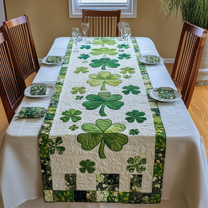 Irish Shamrock Quilted Tabler Runner GFTOTL2183