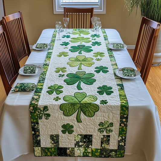 Irish Shamrock Quilted Tabler Runner GFTOTL2183