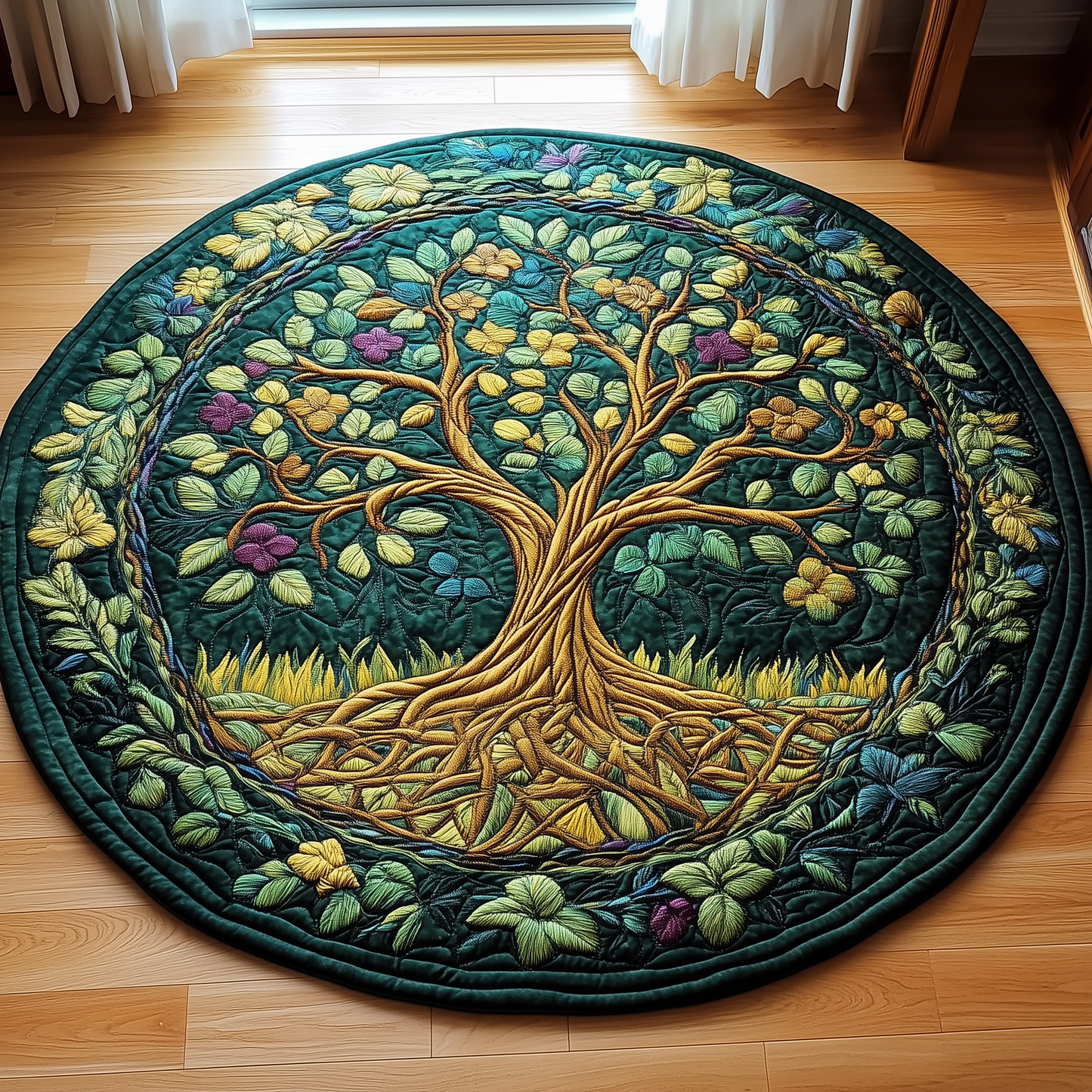 Tree of Life Quilted Round Mat GFTOTL2194