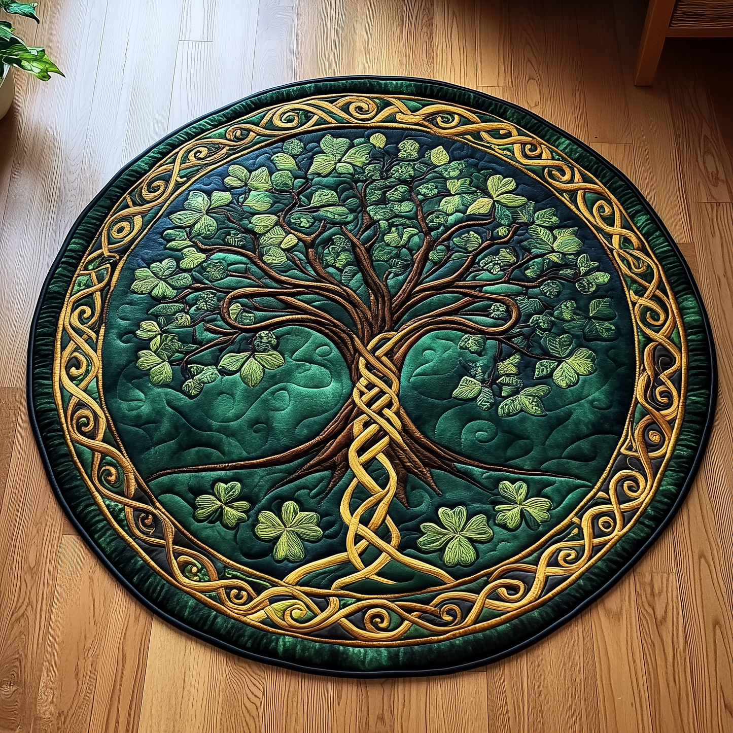 Tree of Life Quilted Round Mat GFTOTL2195