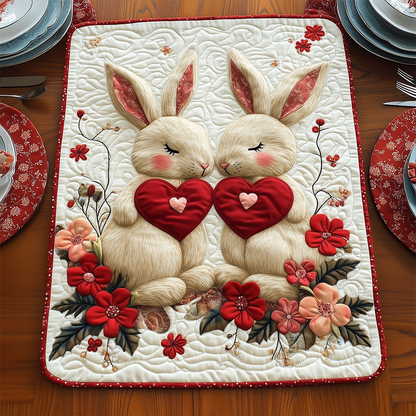 Bunny Couple Quilted Table Runner GFTOTL2283