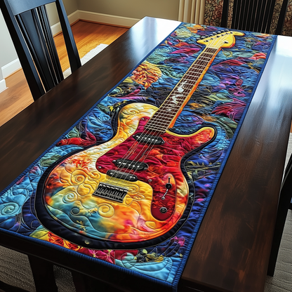 Colorful Guitar Quilted Table Runner GFTOTL234