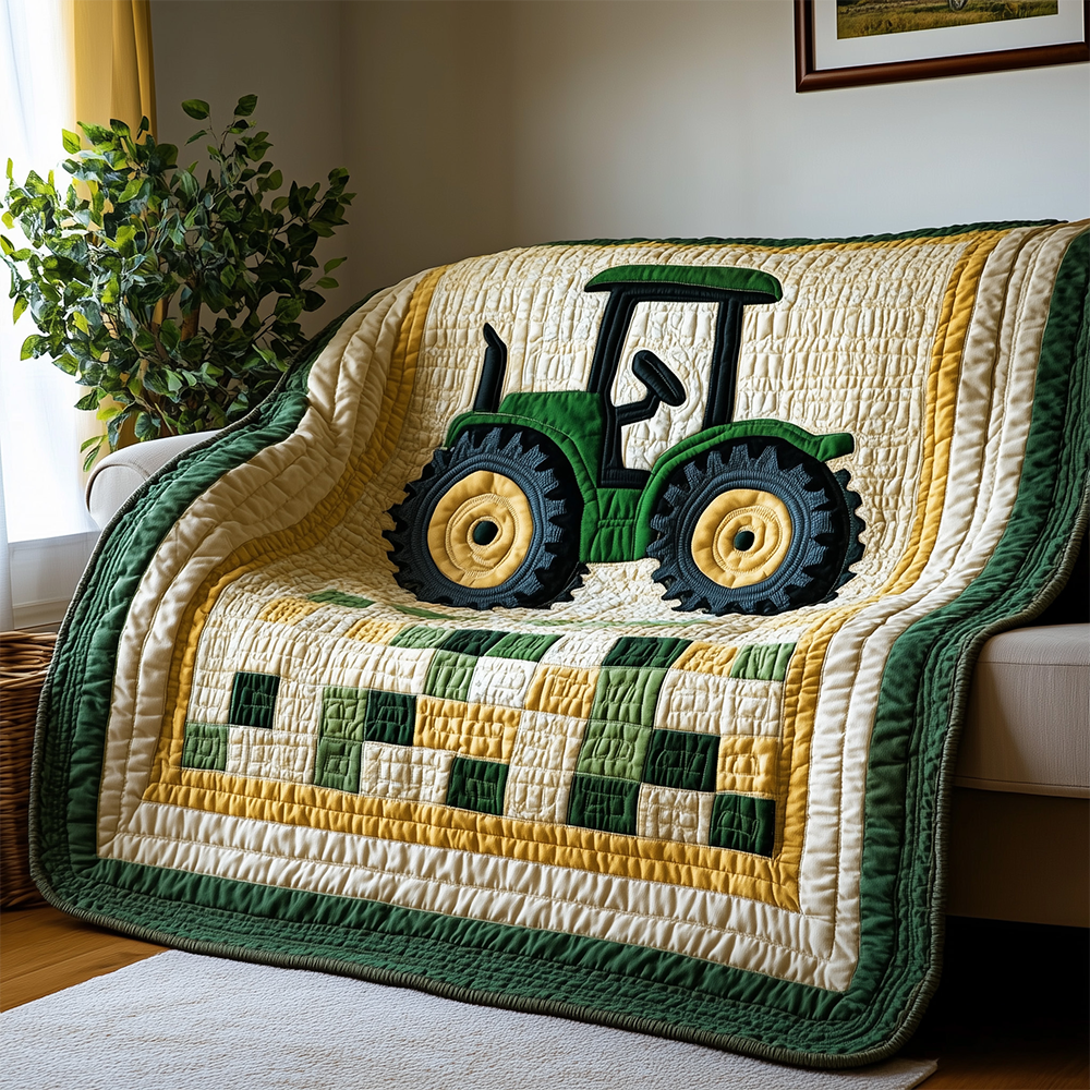 Tractor Quilted Blanket GFTOTL2400