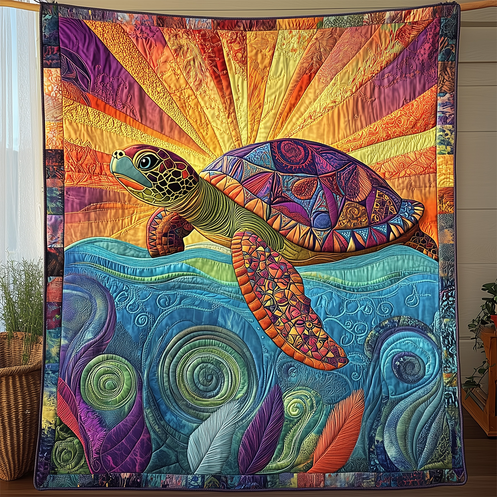 Mandala Turtle Quilted Blanket GFTOTL2433