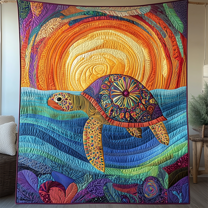 Mandala Turtle Quilted Blanket GFTOTL2434