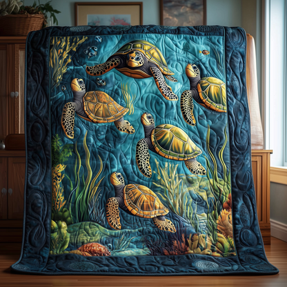 Marine Life Quilted Blanket GFTOTL265