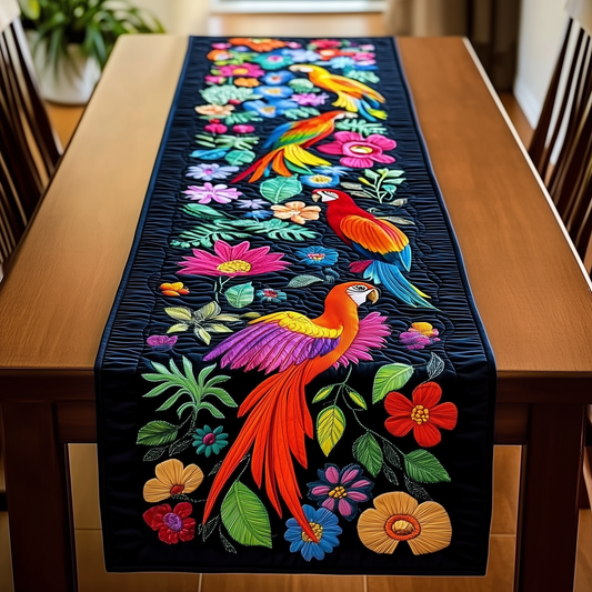 Tropical Parrots Quilted Table Runner GFTOTL276