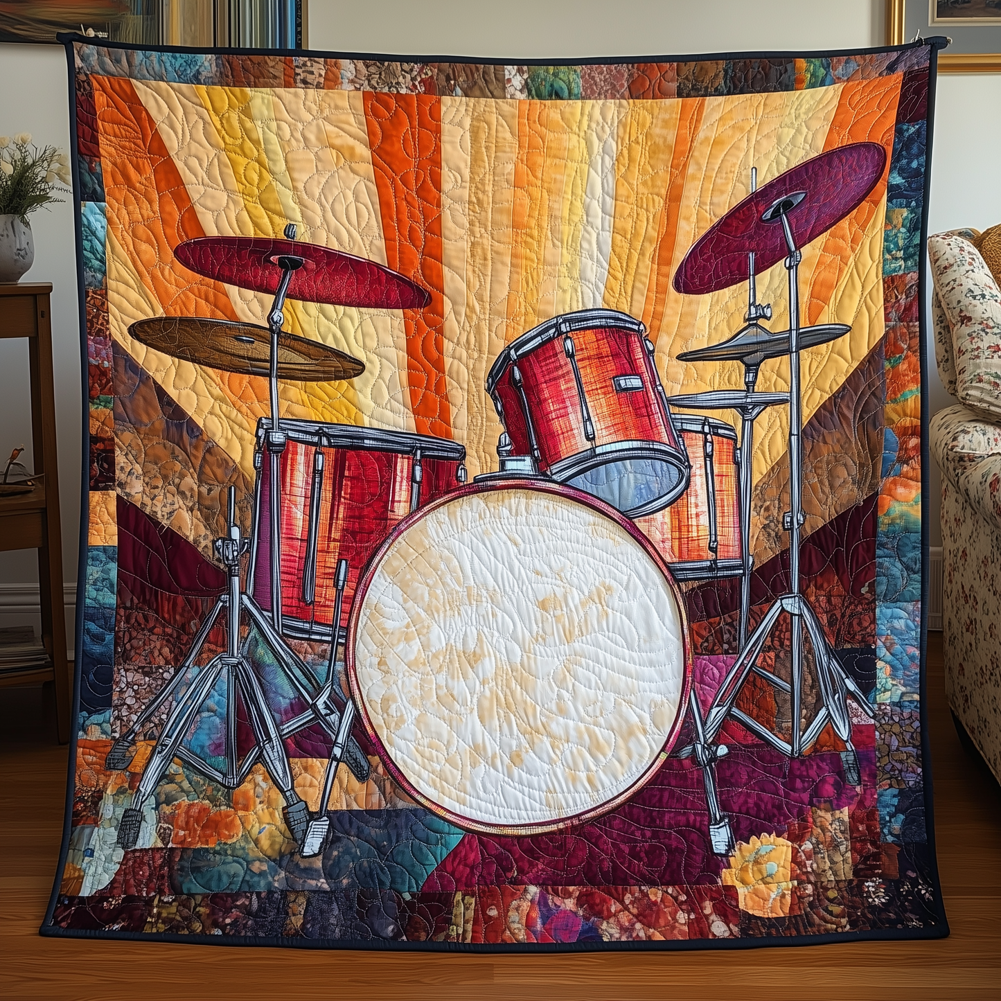 Sunshine Drum Quilted Blanket GFTOTL296