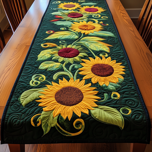 Sunflowers Quilted Table Runner GFTOTL310