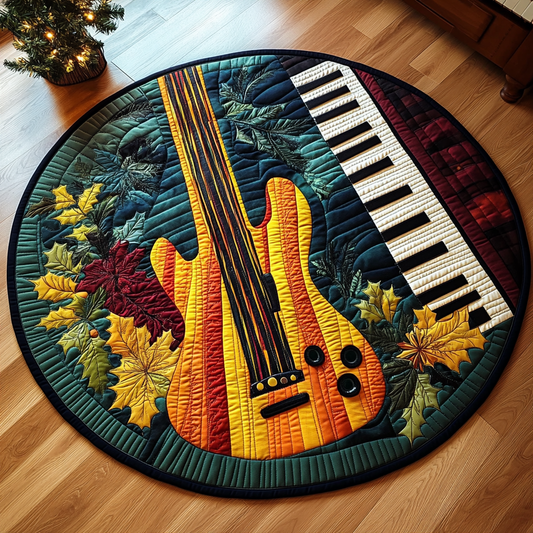 Guitar Harmony Quilted Round Mat GFTOTL581