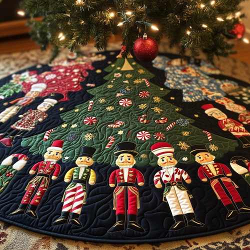 Nutcrackers Quilted Tree Skirt GFTOTL684