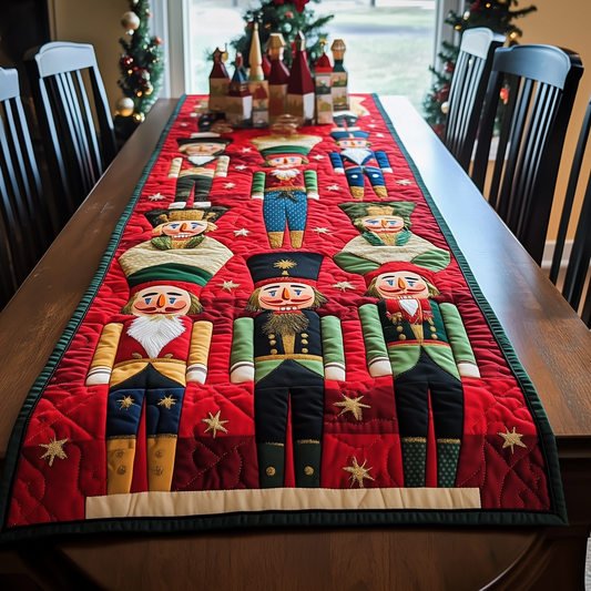 Christmas Nutcracker Quilted Table Runner GFTOTL973