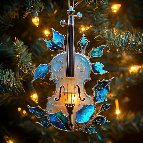 Elegant Violin Mica Ornament GFTOTP1136