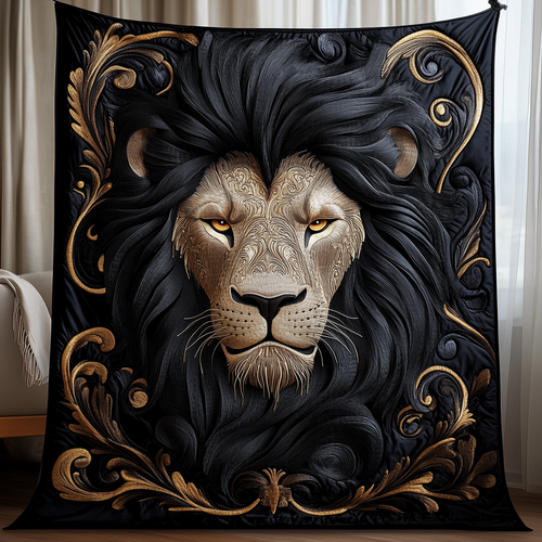 Majestic Lion Quilted Blanket GFTOTP1252