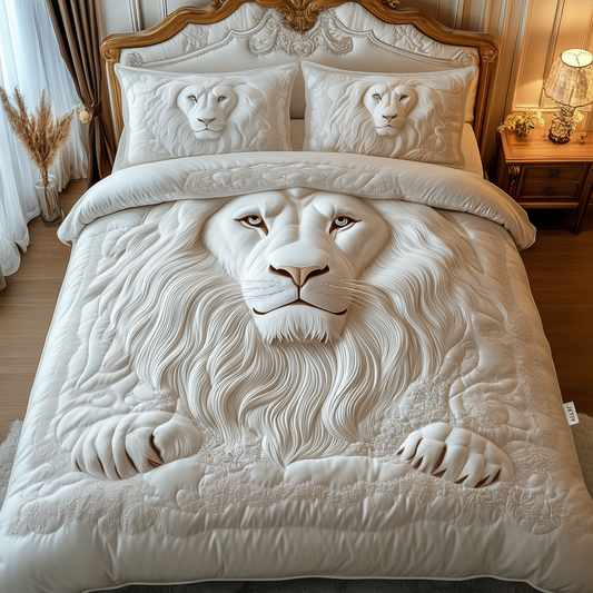 Majestic Lion 3-Piece Quilted Bedding Set GFTOTP1257