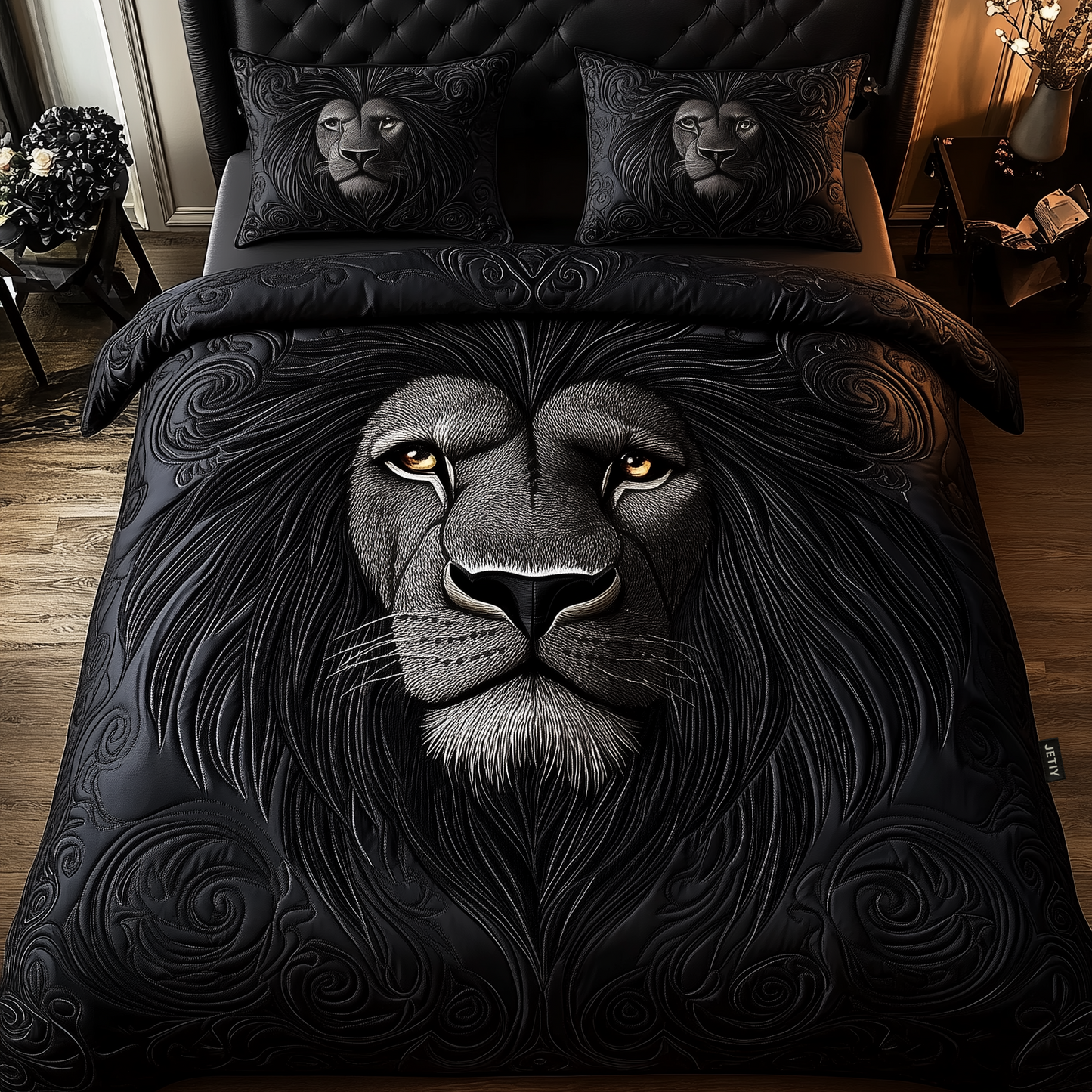 Majestic Lion 3-Piece Quilted Bedding Set GFTOTP1259