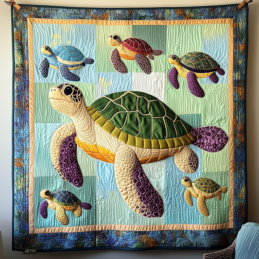 Sea Turtle Quilted Blanket GFTOTP1298