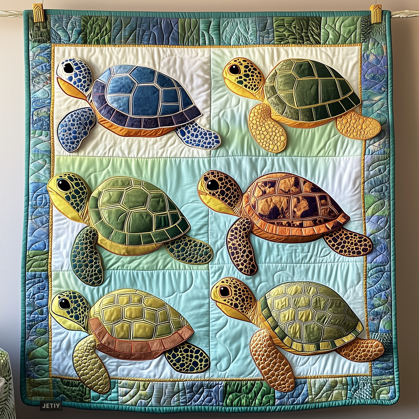 Sea Turtle Quilted Blanket GFTOTP1299