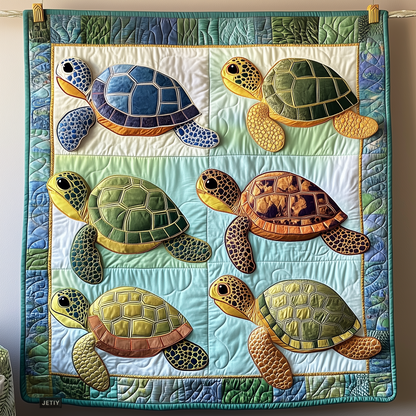 Sea Turtle Quilted Blanket GFTOTP1299