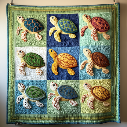 Sea Turtle Quilted Blanket GFTOTP1300