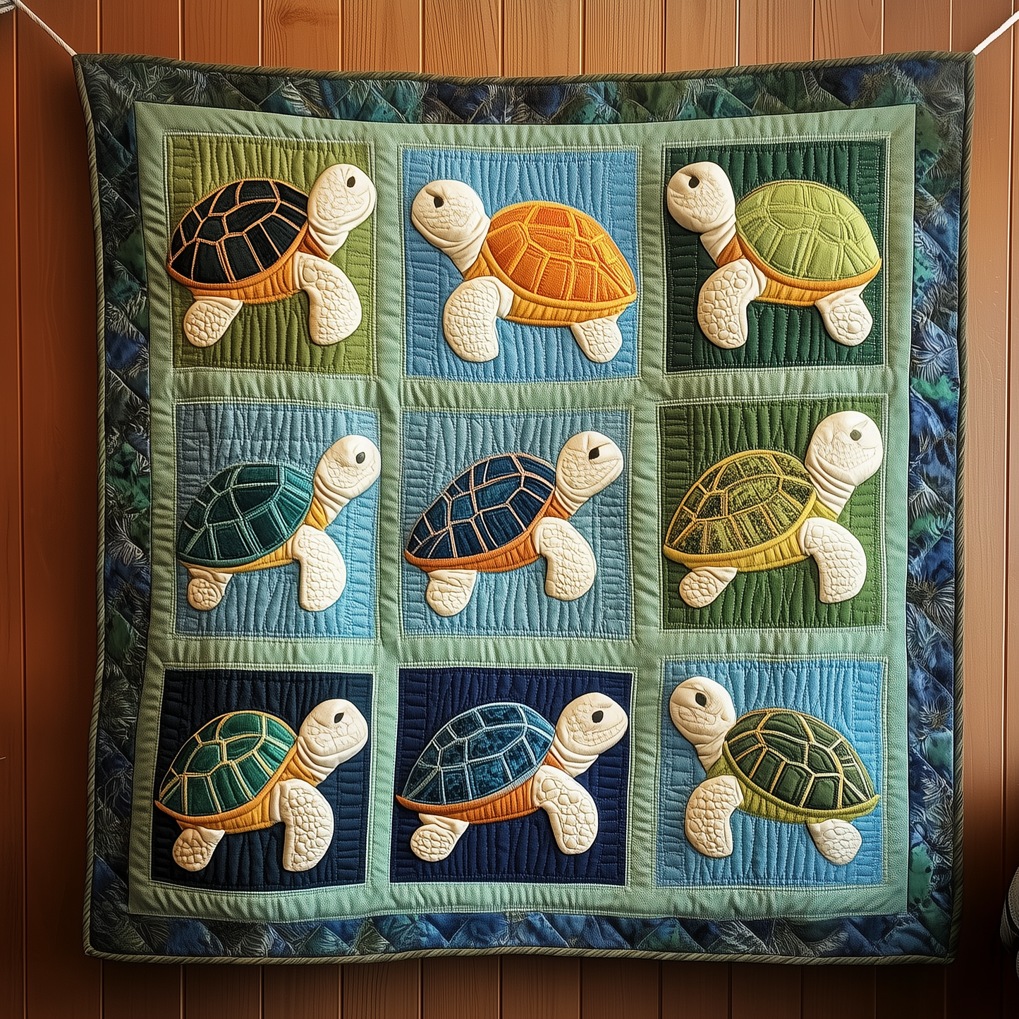 Sea Turtle Quilted Blanket GFTOTP1302