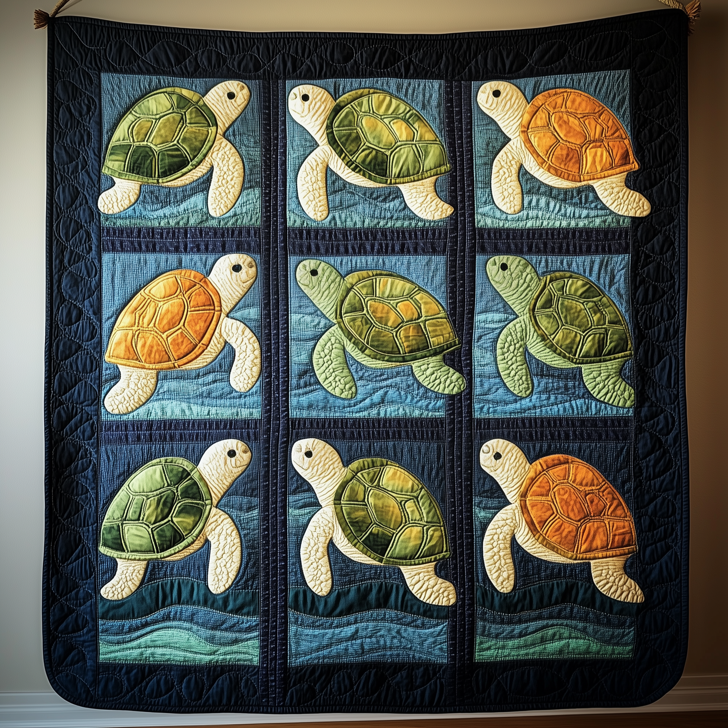 Sea Turtle Quilted Blanket GFTOTP1305