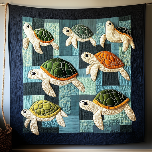 Sea Turtle Quilted Blanket GFTOTP1307