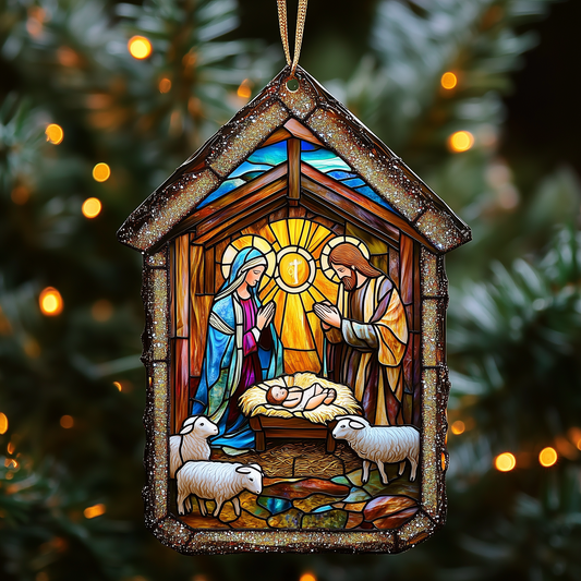 Nativity Mica Ornament GFTOTP1469