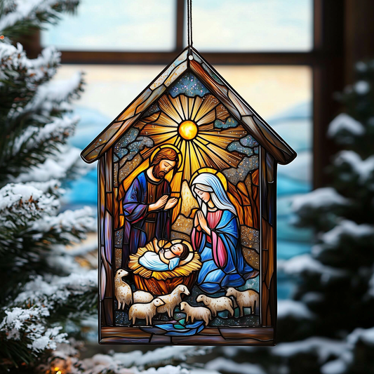 Nativity Mica Ornament GFTOTP1472