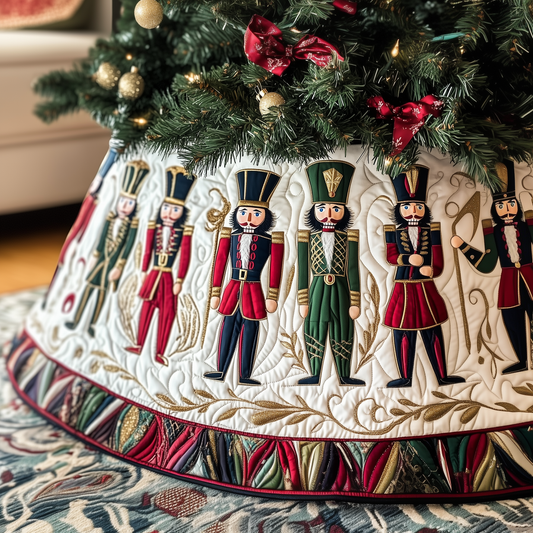 Christmas Nutcracker Quilted Tree Skirt GFTOTP148