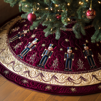 Christmas Nutcracker Quilted Tree Skirt GFTOTP153