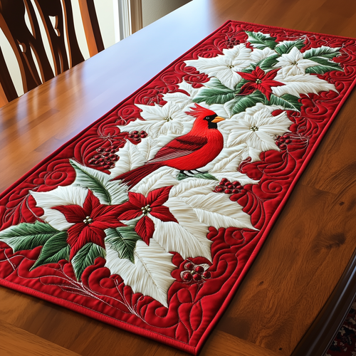 Red Cardinal Quilted Table Runner GFTOTP157