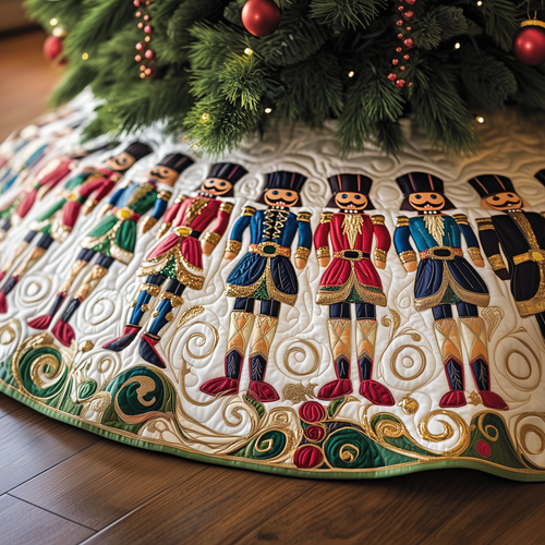 Christmas Nutcracker Quilted Tree Skirt GFTOTP1696